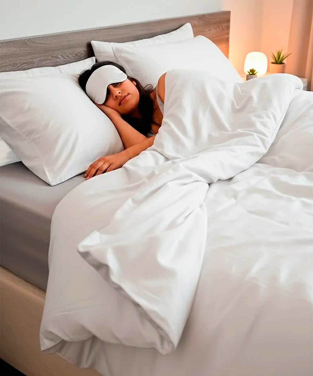 PACK BREEZE BAMBOO: PLUMÓN + FUNDA DE PLUMÓN + ANTIFAZ DE DORMIR