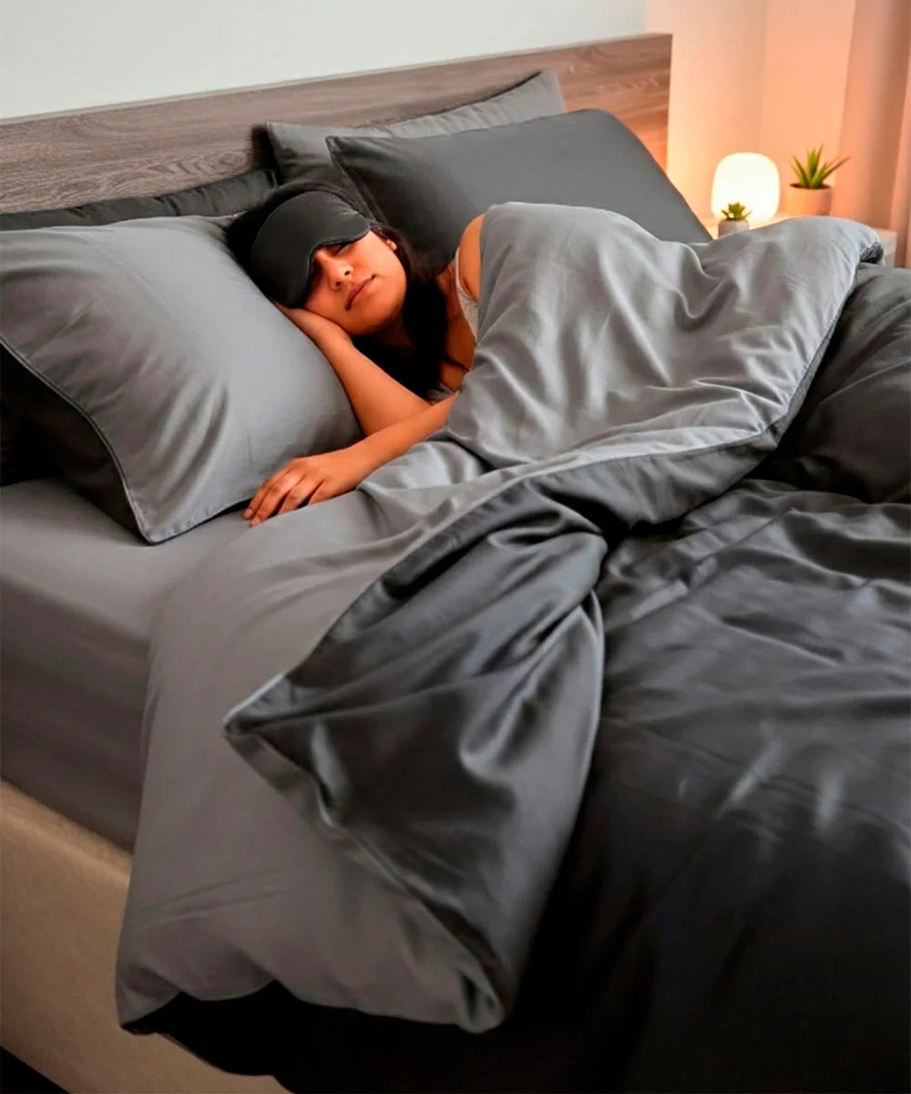 PACK BREEZE BAMBOO: PLUMÓN + FUNDA DE PLUMÓN + ANTIFAZ DE DORMIR